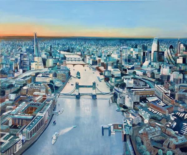 - Mixed Media on Canvas, Painting by Julie Adlard, measuring 100 x 120 cm (H x W) framed at 103 x 123 cm £3250